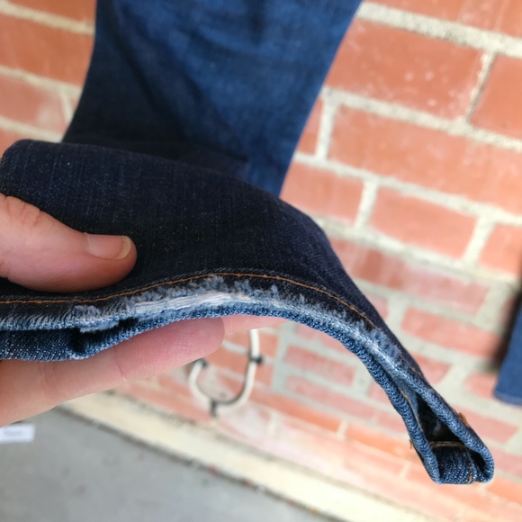 Adriano Goldschied Stilt cigarette jeans dark wash made in USA size 28R - Picture 7 of 9